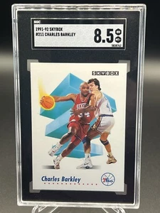 1991-92 SkyBox Charles Barkley Graded NM/M+ - Bild 1 von 2