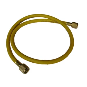 MANICHETTA FRUSTA FLES. 3/8" SAE x 3/8" SAE GIALLA 900 MM - Foto 1 di 1