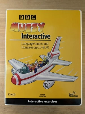 SEALED BBC Muzzy Spanish Level 1 Interactive Exercises CD-ROM Set Language Games - Image 1 of 4