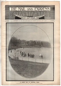 1901 Mail & Express Puede 4 - Anna Retenido;Chauncey Olcott;Central Parque; Remo - Picture 1 of 1