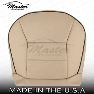 Fits 2003 - 2004 Land Rover Discovery Alpaca Beige Leather Seat Covers, Perf. - Picture 1 of 24
