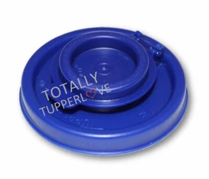Tupperware Cap 1 Replacement Seal Salt Pepper Lid for 6" Hourglass Shakers Blue - Picture 1 of 2