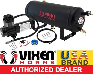 1.5 GAL AIR TANK/200 PSI COMPRESSOR ONBOARD SYSTEM KIT F/TRAIN HORN 12V VXO8315B - Foto 1 di 9