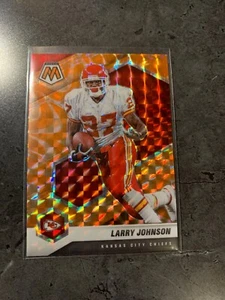 2021 MOSAIC FOOTBALL ORANGE PRIZM LARRY JOHNSON #3 (3OF6) - Picture 1 of 2