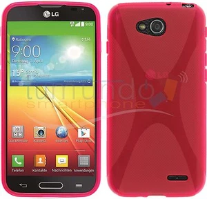FUNDA de GEL TPU X-LINE ROSA para LG OPTIMUS L90 D405N en ESPAÑA case - Imagen 1 de 1