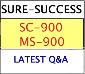 SC-900 MS-900 EXAM Q&A LATEST 2025! - Picture 1 of 1