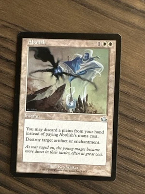 Abolish X1 Prophecy  Ex Condition See Front/back Pics MTG - Image 1 of 2