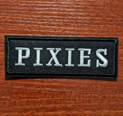 Pixies Band Patch Original Alternative Rock Embroidered Iron On Patch 4x1.5"