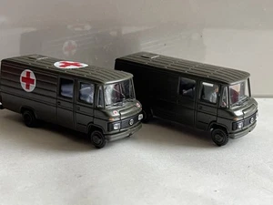 Preiser MB 508 D Bundeswehr Rote Kreuz /Rettungsdienst 1/87 - Bild 1 von 2