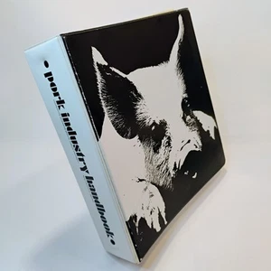 Vintage Pork Industry Handbook by Purdue University, June 1987, 3 Ring Binder - Picture 1 of 8