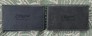 PAAR "REGENT SEVEN SEAS CRUISES" - KABINENKARTE - SCHLÜSSELAUSWEIS AUSWEIS LEDER HALTER - Bild 1 von 3