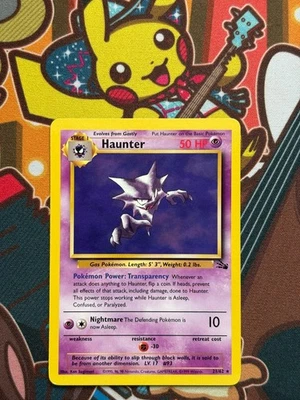 Haunter 21/62 Fossil englisch Pokemon Karten NM - Bild 1 von 2