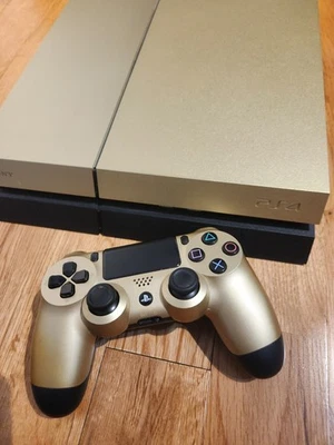 Sony PS4 Limited Edition Taco Bell Bundle Gold Tested Working 500GB CUH1215A - Image 1 of 4