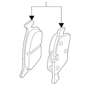 Genuine Volkswagen Disc Brake Pad Set 3Q0-698-451-L - Picture 1 of 2