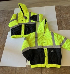 Buffalo Outdoors® Workwear Class 2 Hi Vis Winter Bomberjacke.  2 Jacken - Bild 1 von 18