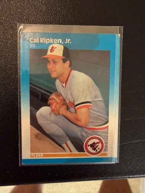 Tarjeta de béisbol Fleer MLB 1987 Baltimore Orioles Cal Ripken Jr #478 Foto 1 de 1
