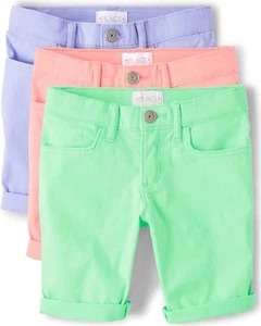 The Children's Place Girl Sold Skimmer Shorts - Size: 16 3 Pack Multi Color - Picture 1 of 5