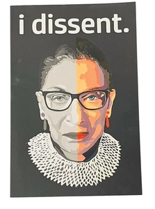 RUTH BADER GINSBURG DIARIO CUADERNO 100 PÁGINAS “i disiento” CARA MEDIO COLOR - Imagen 1 de 6