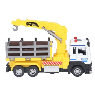 (Yellow)Toy Trucks Rc Forklift Logging Truck Toy Garbage Model - Image 1 of 4