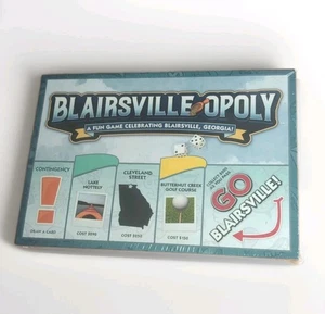 BlairsvilleOpoly Monopoly Style Board Game Celebrating Blairsville, Georgia New - Picture 1 of 2
