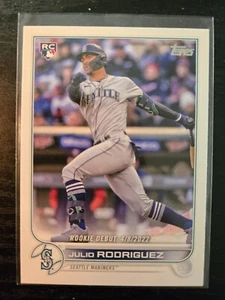 2022 Topps Update #US97 Julio Rodriguez Rookie Seattle Mariners C - Picture 1 of 2