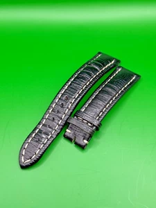 Fortis Original Lederarmband in Schwarz 20/18 mm TOP - Bild 1 von 2