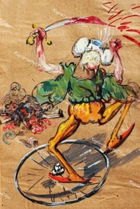 Radfahrer Fahrrad Derwisch Rambo Rowdy Wutbeutel Tanz Veitstanz Turban Cyclist - Bild 1 von 1