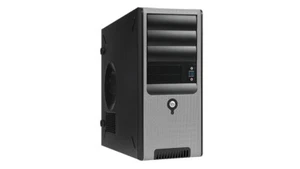 IN WIN C-Series C583 C583.CQ450TB3 black/silver USB/Audio Mini Tower Chassis - Picture 1 of 1