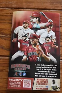 2024 Diamondbacks Dbacks Insider Magazine Mets Dodgers series Phaadt, Carroll - Picture 1 of 3