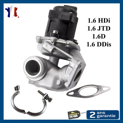 PARTSLINE Vanne EGR 1.6 HDI prévu pour 206 207 307 308 407 PARTNER EXPERT joints colliers