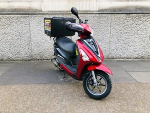 2019 (19) YAMAHA DELIGHT 125 SCOOTER SALE 26K BLACK DELIVERY SCOOTER - Picture 1 of 7