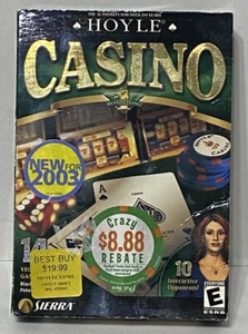 Hoyle Casino 2003 14 Vegas Style Games (Windows PC, 2003) Complete in Box - Picture 1 of 9