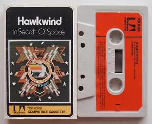 HAWKWIND - X IN SEARCH OF SPACE (UNITED ARTISTS TCK0368) 1970s UK CASSETTE 1/2 - Picture 1 of 6