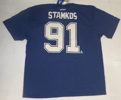 NEW NHL Steven Stamkos Tampa Bay Lightning Jersey T Shirt Men 2XL XXL NWT Cover