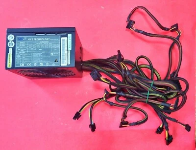 OCZ Technology OCZGXS600 600W ATX Power Supply Unit, SOLD AS IS - Image 1 of 4