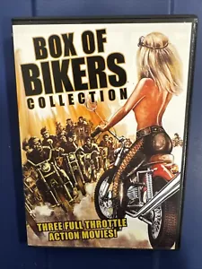 Box of Bikers Collection (DVD) 3 Biker Movies Chrome Hearts /Young Cycle Girls.. - Picture 1 of 4