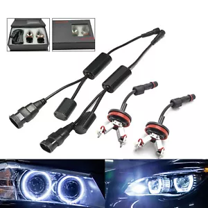 Canbus LED Angel Eyes Marker Halo Light H8 Bulb For BMW E60 E70 E82 E87 E90 E92 - Picture 1 of 12