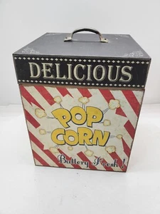 Hobby Lobby Wood Painted Popcorn Storage Display - Picture 1 of 9