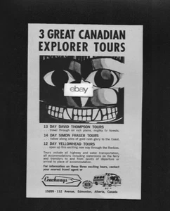 COACHWAYS BUS SYSTEMS 1967 3 GREAT CANADIAN EXPLORER TOURS AD - Bild 1 von 1
