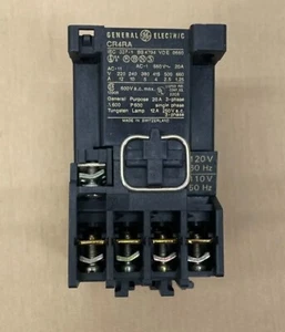 Relé industrial eléctrico GE General CR4RA04EA - NOS CR4R - Imagen 1 de 2