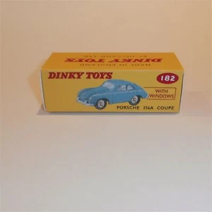 Dinky Toys 182 Porsche 356A Coupe Blue Repro Box - Picture 1 of 4