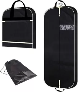 54" Garment Bag with Extra Large Pockets for Travel, Gusseted Suit Cover Mens... - Picture 1 of 3