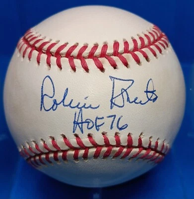 ROBIN ROBERTS HOF 76 AUTOGRAPHED SIGNED OBNL BASEBALL JSA CERTIFIED - Image 1 of 4