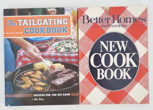 Cookbook lot of 2 Hardcover Books Vintage Tailgating cookbook Better Homes