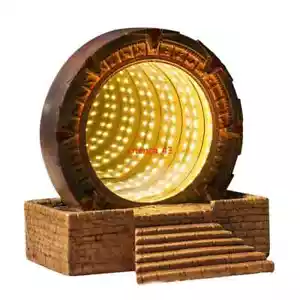 Stargate Light Lamp Figures Model Toy Glowing Resin Crafts Room Table Decor Gift - Picture 1 of 11