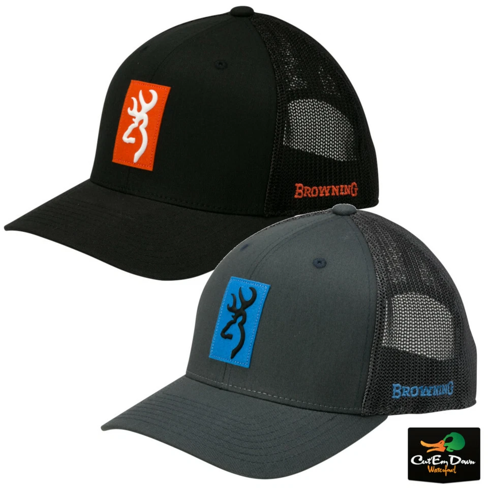 NEW BROWNING SNAP SHOT MESH BACK CAP BUCKMARK LOGO HAT - Image 1 of 1