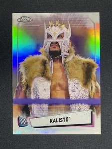 2021 WWE TOPPS CHROME REFRACTOR Kalisto Luchador Wrestling #56 - Picture 1 of 3