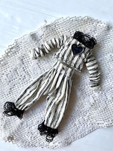 Retro Costume For Blythe Doll Blouse and Pants , Outfit For Blythe Doll, Obitsu - Bild 1 von 6