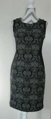  Vestido elástico GRACE ELEMENTS 1925 negro/plateado brillante sin mangas talla 6 para mujer Foto 1 de 4