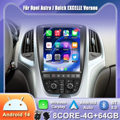 64G Für Opel Astra J Buick EXCELLE Verano Autoradio GPS Navi Android CarPlay DSP - Bild 1 von 4